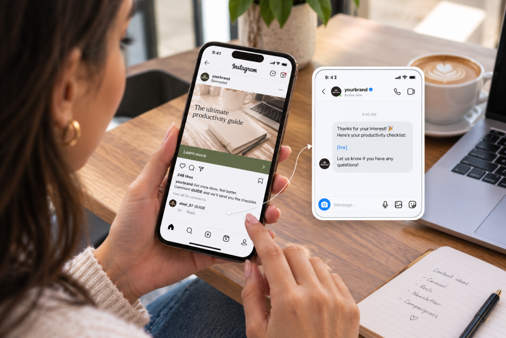 Instagram Reply to Keywords: Automatische DM's vanuit advertentiecomments (2026-gids)
